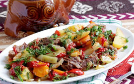 НАРХАНГИ - МЯСО С ОВОЩАМИ